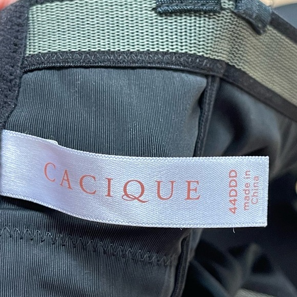 CACIQUE Strapless Black Bra Size 44DDD - Picture 4 of 4